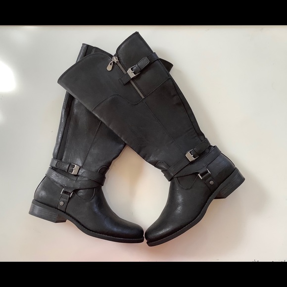 8 M Wide Calf woman’s black boots - new - Picture 2 of 7